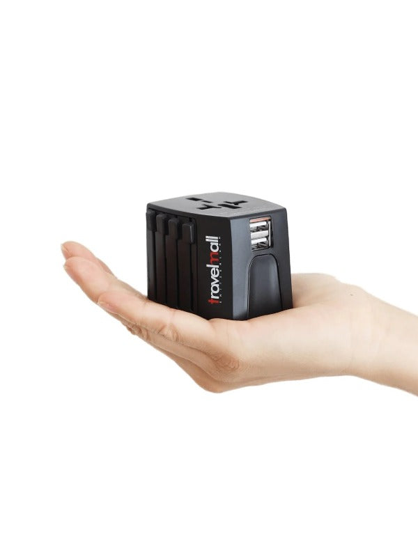 Travelmall Dual-USB Worldwide Travel Adaptor Set 2