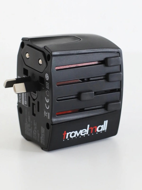 Travelmall Dual-USB Worldwide Travel Adaptor Set 6