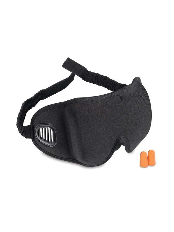 Travelmall Eco-friendly 3D Breathable Sleep Mask in Black Color 2