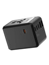 Travelmall GaN 65W PD High Performance Worldwide Travel Adaptor in Black Color 4