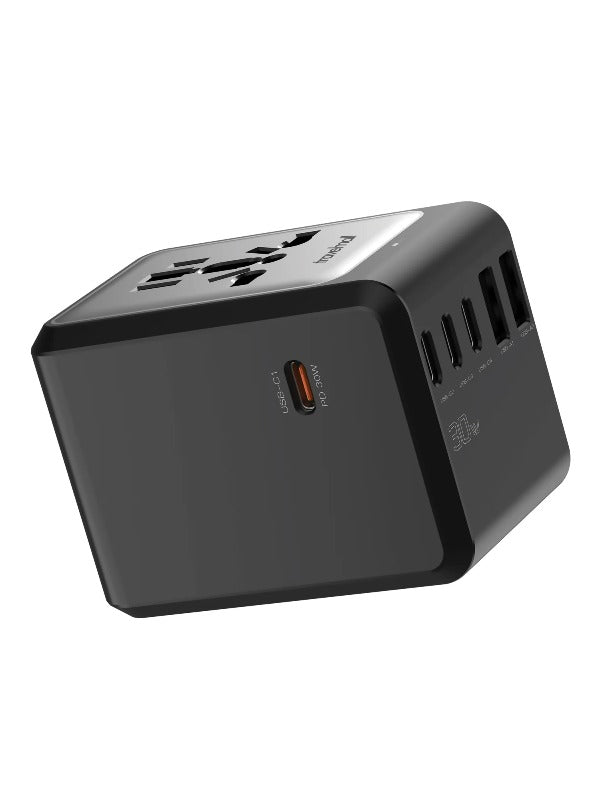 Travelmall GaN 65W PD High Performance Worldwide Travel Adaptor in Black Color 4