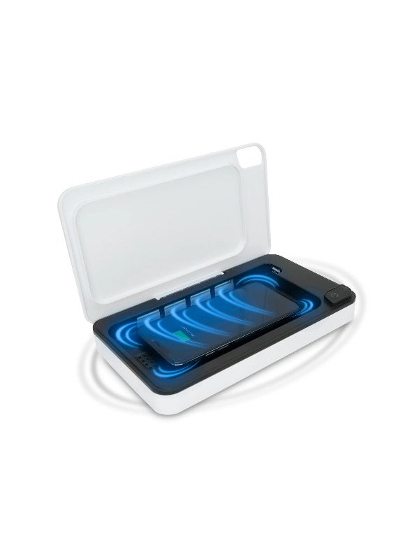 Travelmall Multi-Functional UV Steriliser Station with QI Wireless Charger
