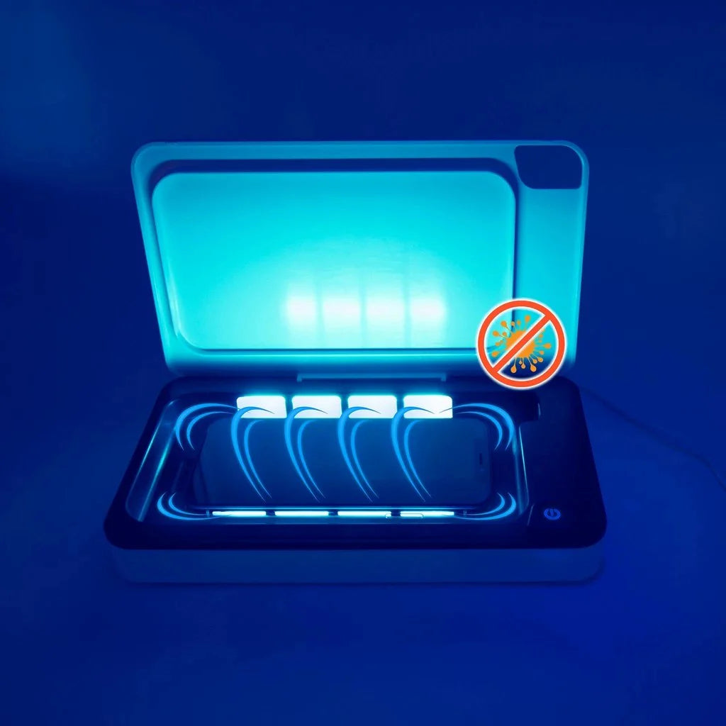 Travelmall Multi-Functional UV Steriliser Station with QI Wireless Charger 2