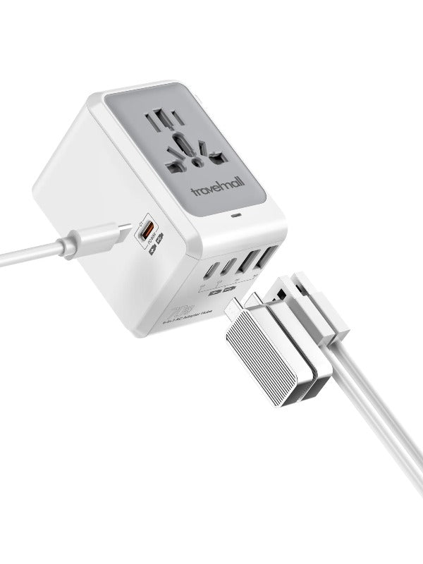 Travelmall TecADVISOR 70W 6-in-1 Multi Tool Laptop Adaptor with 5 USB Ports and Multi-functional Hubs 6