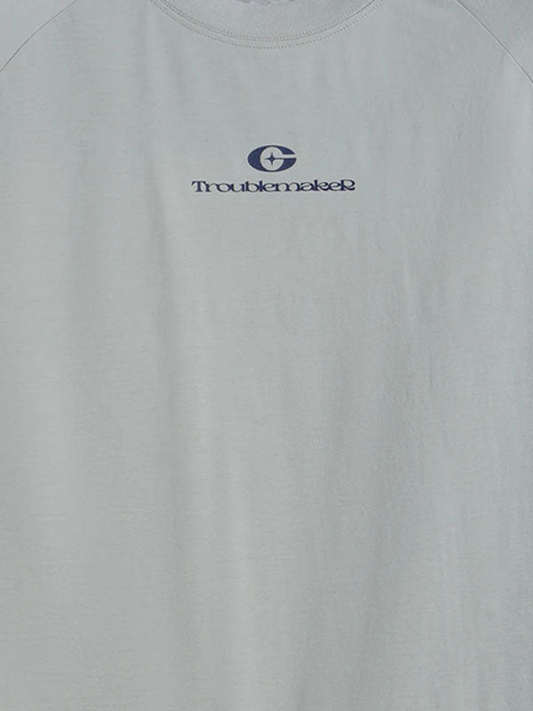 "Troublemaker" Lightweight Hydrogen Silk Blend T-Shirt with Adjustable Strap in Black Color - THIS IS FOR HIM