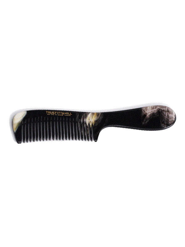 Truefitt & Hill Horn Comb with handle (7.5") 2