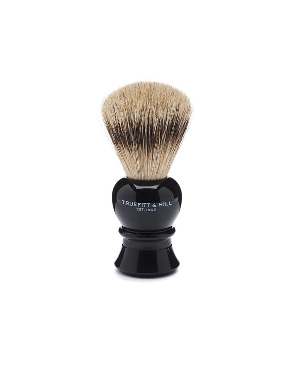 Truefitt & Hill Regency Super Badger Shaving Brush in Faux Ebony Color