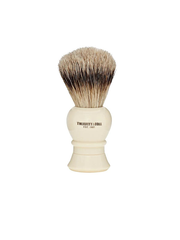 Truefitt & Hill Regency Super Badger Shaving Brush in Faux Ivory Color