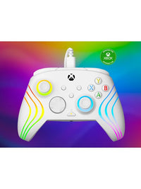Turtle Beach Afterglow™ Wave Wired Controller in White Color (Xbox, Windows 10 & 11)