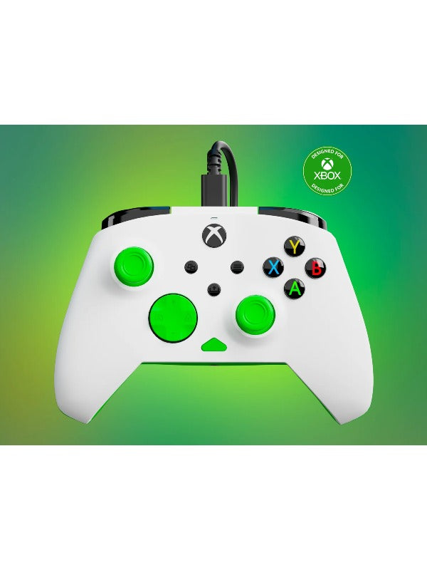 Turtle Beach Rematch™ Core Wired Controller in White Green Color (Xbox, Windows 10 & 11)