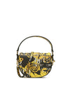 Versace Jeans Couture Baroque Buckle Shoulder Bag [Black] 2