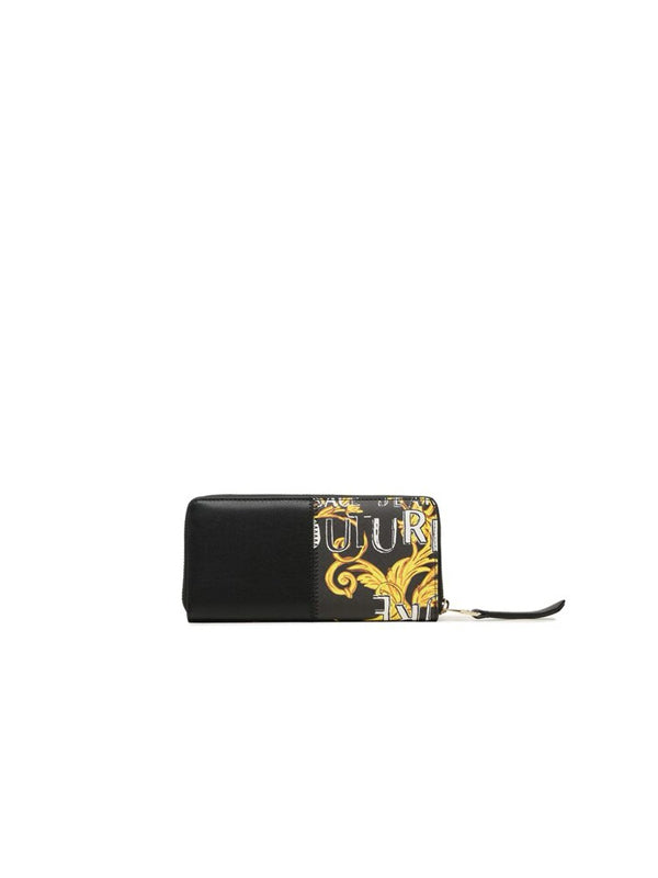 Versace Jeans Couture Baroque Wallet [Black] 2