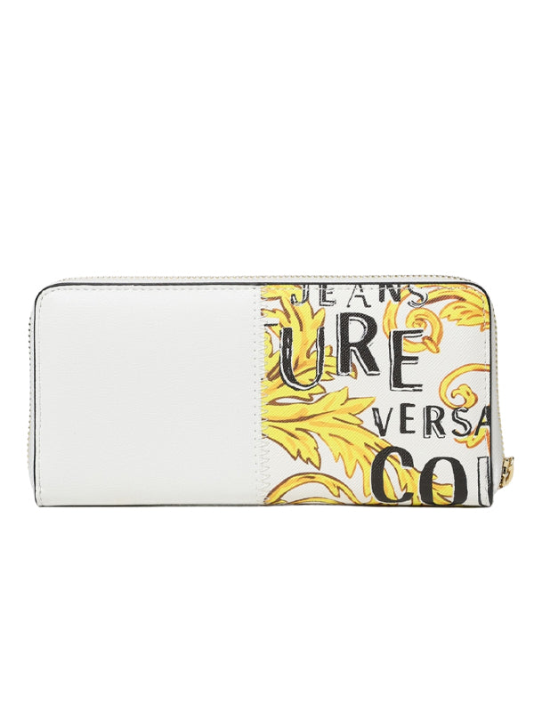 Versace Jeans Couture Baroque Wallet [WHITE] 2