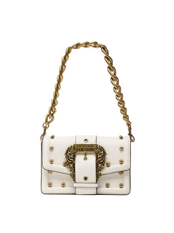 Versace Jeans Couture Logo Buckle Shoulder Bag