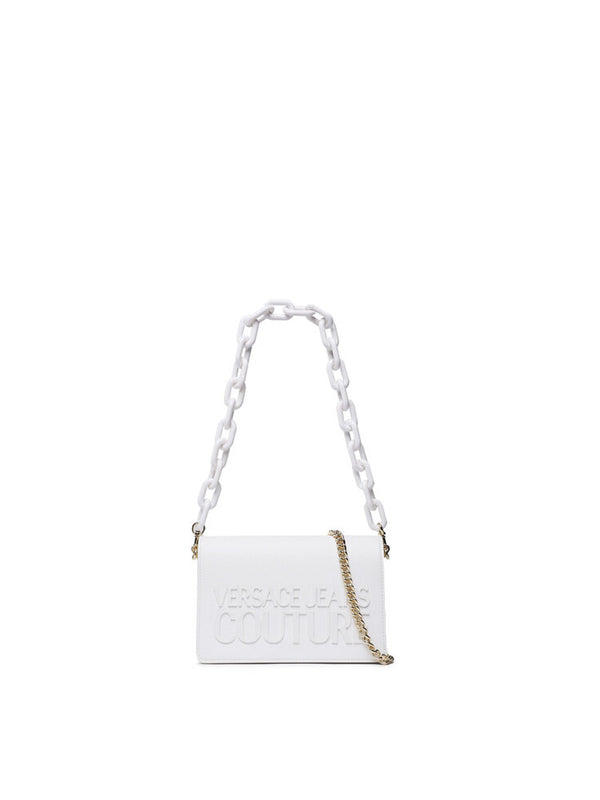 Versace Jeans Couture Logo Embossed Shoulder Bag