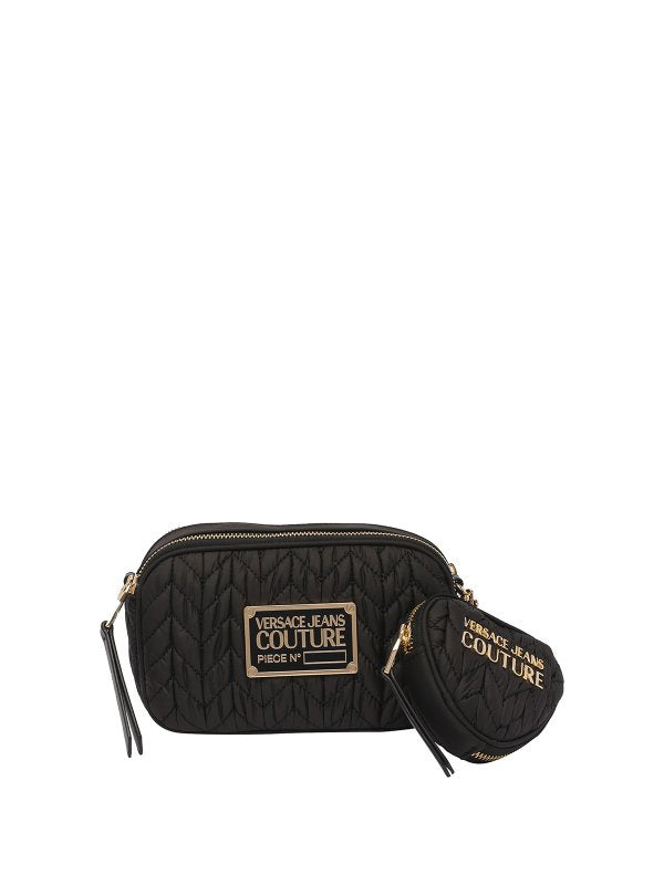 Versace Jeans Couture Logo Plaque Crossbody Bag