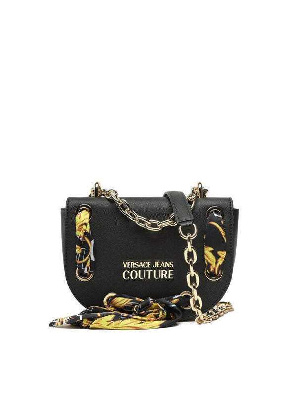 Versace Jeans Couture Scarf Crossbody Bag [BLACK]