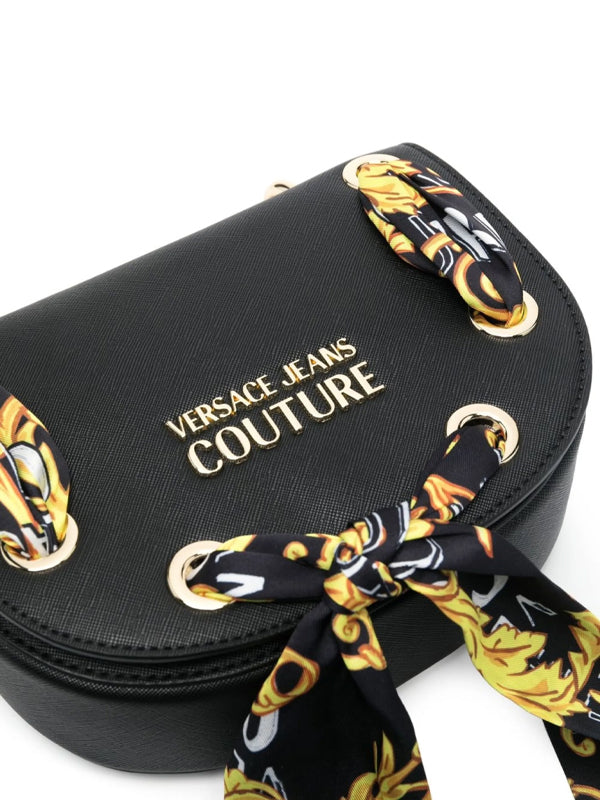 Versace Jeans Couture Scarf Crossbody Bag [BLACK] 3