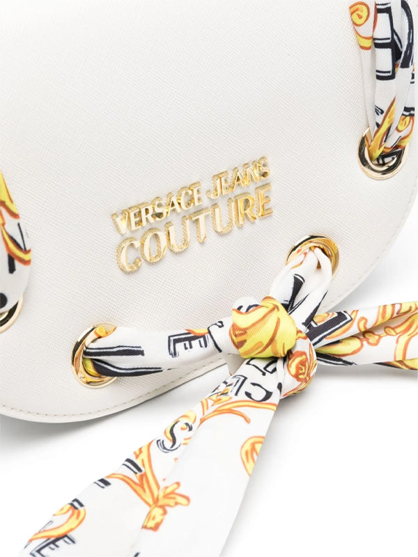 Versace Jeans Couture Scarf Crossbody Bag [White] 3