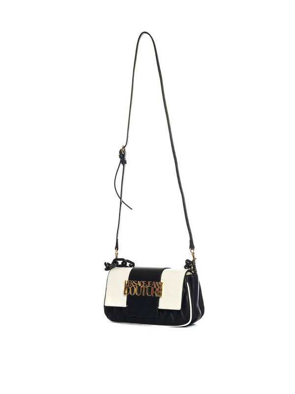 Versace Jeans Logo Lettering Quilted Shoulder Bag 4