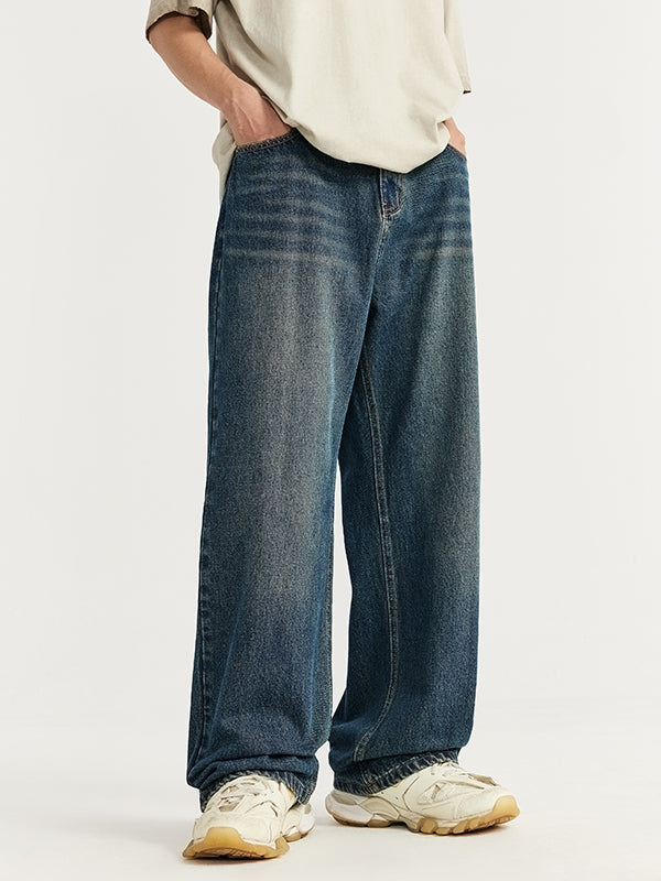 Vintage Style Wide Leg Jeans 3