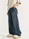 Vintage Style Wide Leg Jeans 4