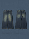 Wash Style Wide leg Baggy Jeans 10