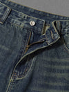 Wash Style Wide leg Baggy Jeans 5