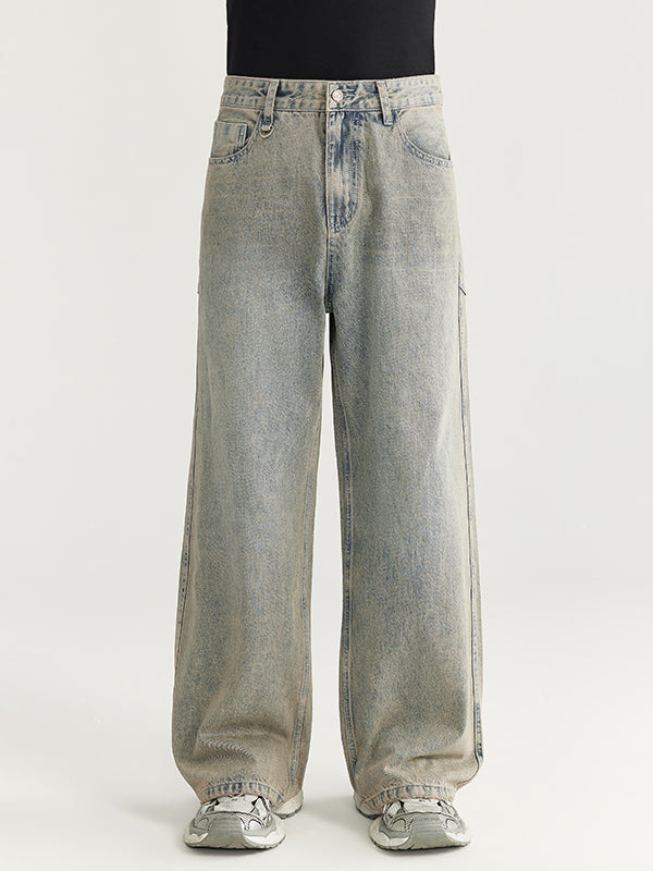 Washed Wide Leg Jeans 15