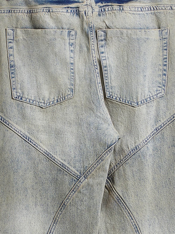 Washed Wide Leg Jeans 16
