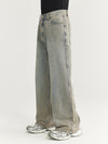 Washed Wide Leg Jeans 3