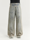Washed Wide Leg Jeans 4