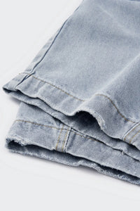 Washed and Distressed Machete Baggy Jeans  2
