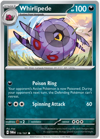 [Collector Troves] Pokemon Scarlet & Violet Twilight Masquerade Whirlipede Card