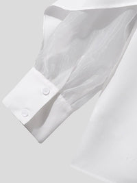 White Cape Style Shirt 8