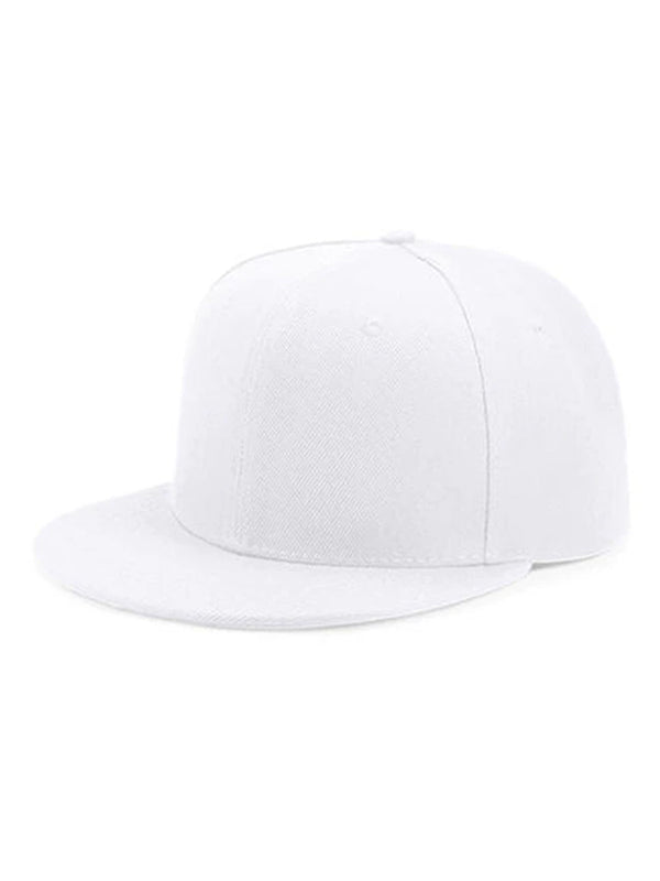 White Snapback Cap