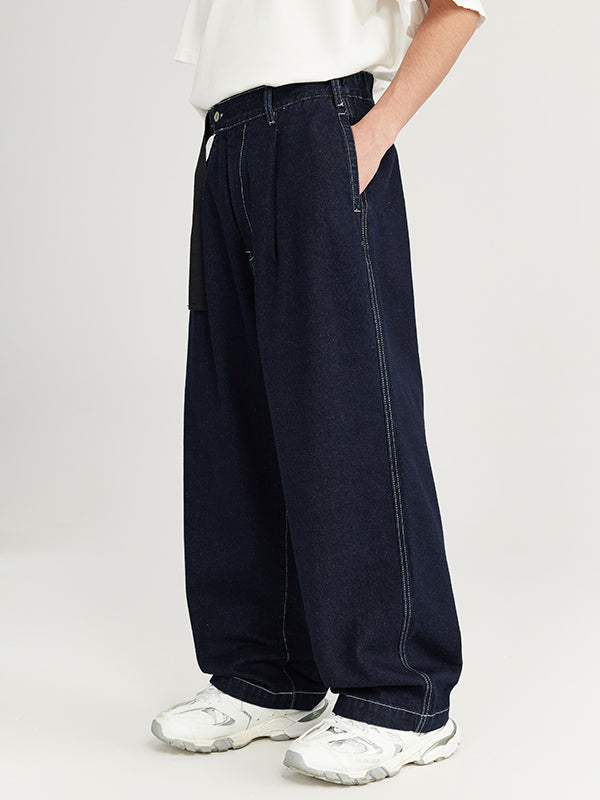 Wide Leg Jeans with Belt 3