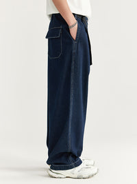 Wide Leg Jeans with Belt 9