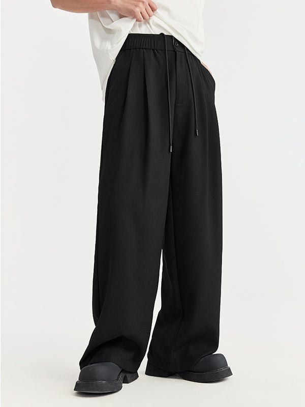 Wide Leg Trousers in Black Color 3