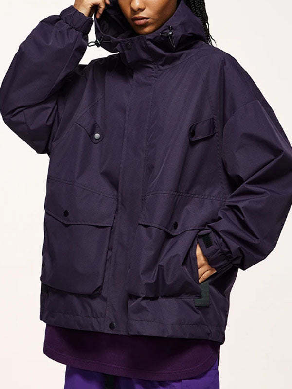 Purple hot sale waterproof coat