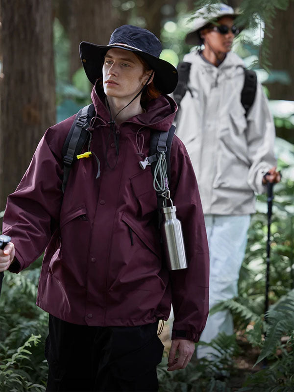 Windbreaker Jacket in Purple Color 6