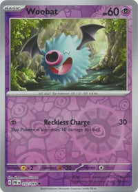 [Collector Troves] Pokemon Scarlet & Violet Paldean Fates Woobat Card