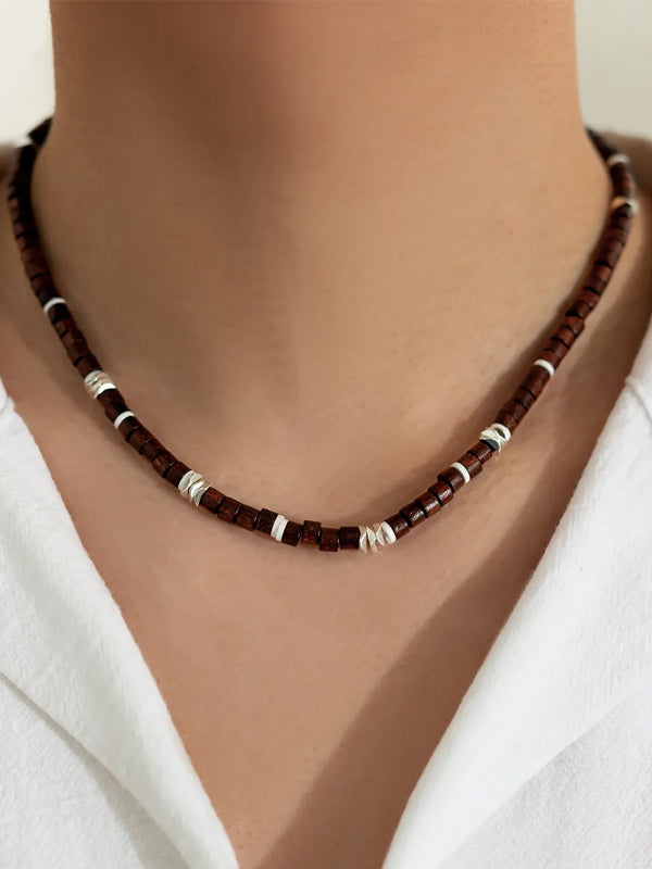 Wood Beads Necklace 3