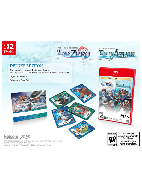 NINTENDO SWITCH 2 The Legend of Heroes: Trails from Zero / The Legend of Heroes: Trails to Azure - Deluxe Edition