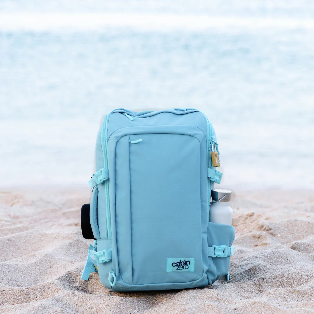 Cabinzero ADV Backpack 32L in Maldives Blue Color
