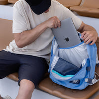Cabinzero Classic Tech Backpack 28L in Infinity Blue Color