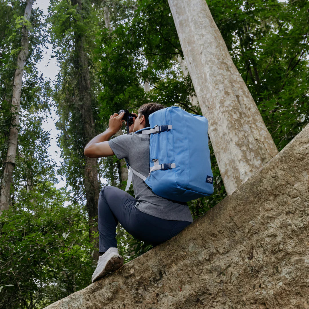 Cabinzero Classic Backpack 44L in Infinity Blue Color