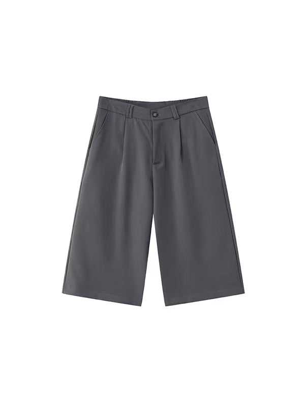 Dark Grey 3/4 Long Shorts