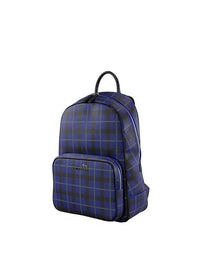 harmont&blaine Blue Plaid Backpack