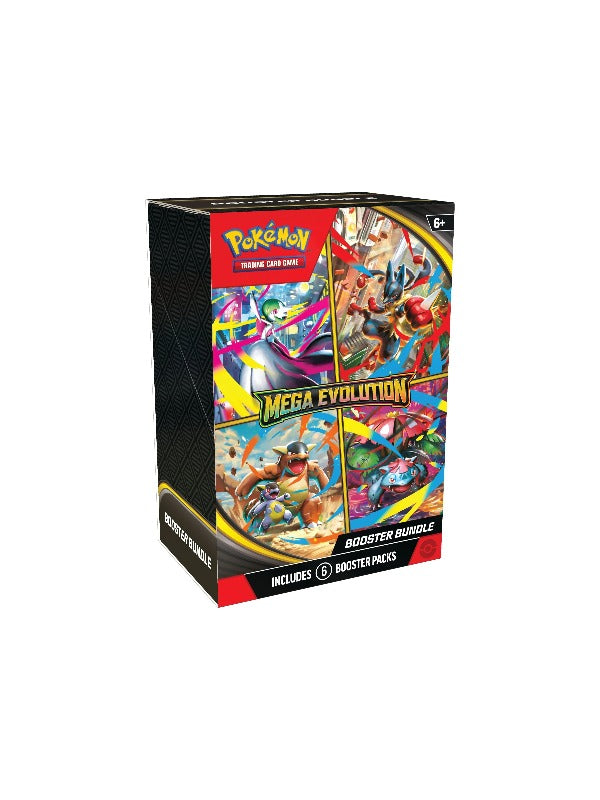Pokémon TCG: Mega Evolution Booster Bundle (6 Packs)